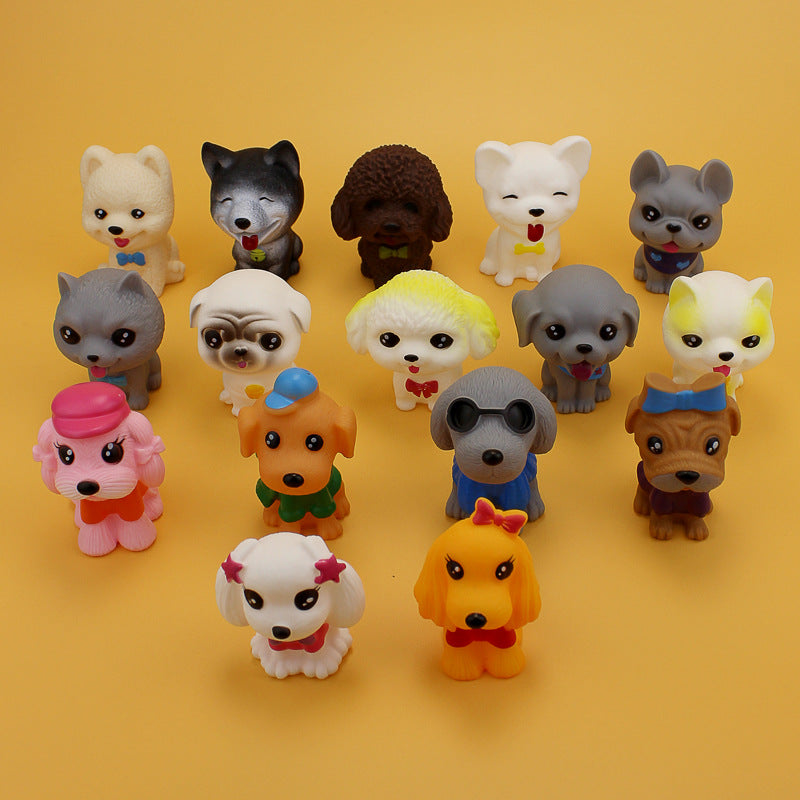 Vinyl Dog Figurine Squeeze Toy