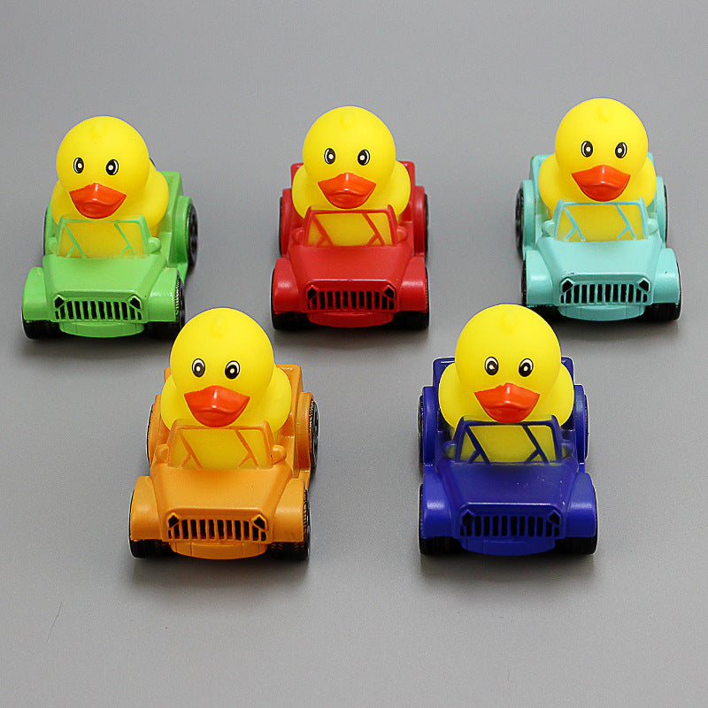 Car-Shaped Duck-Shaped Squeaky Toy For Children