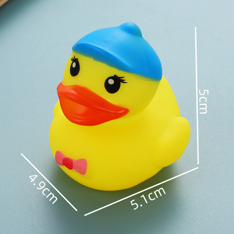 Colorful Rubber Ducklings for Playing in the Water