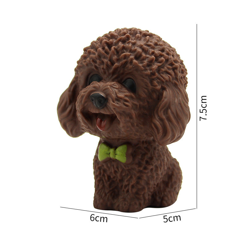 Vinyl Dog Figurine Squeeze Toy