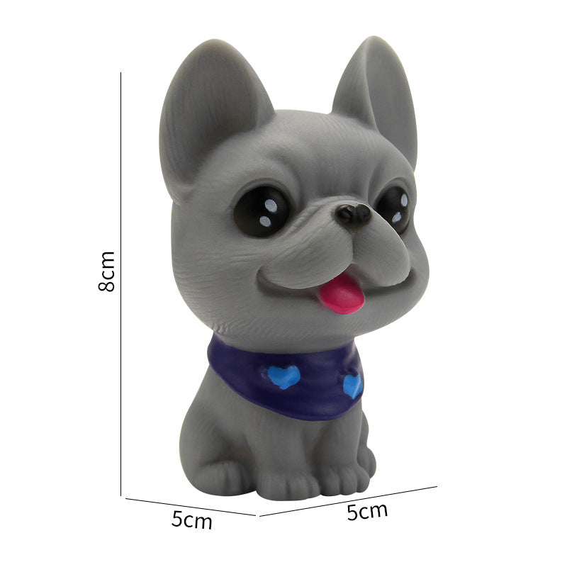 Vinyl Dog Figurine Squeeze Toy