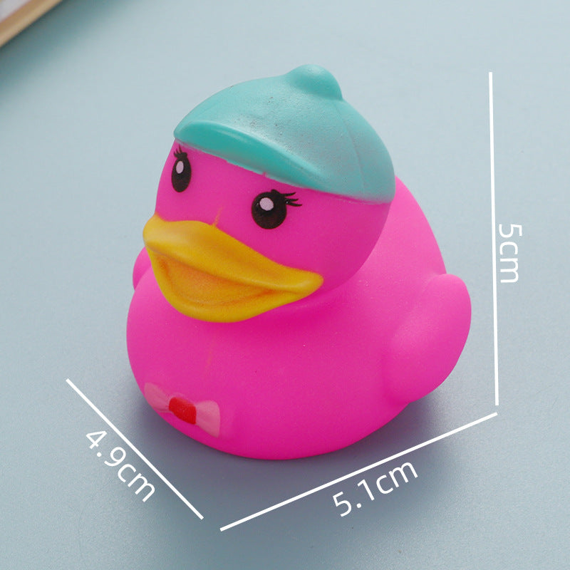 Colorful Rubber Ducklings for Playing in the Water