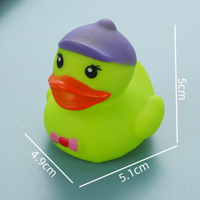 Colorful Rubber Ducklings for Playing in the Water