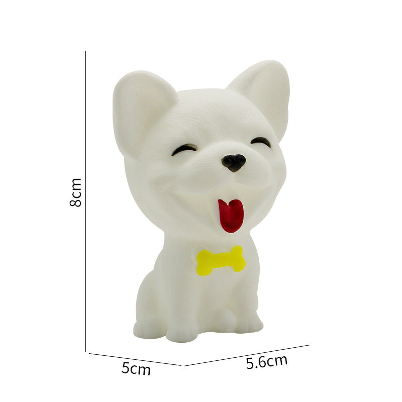 Vinyl Dog Figurine Squeeze Toy