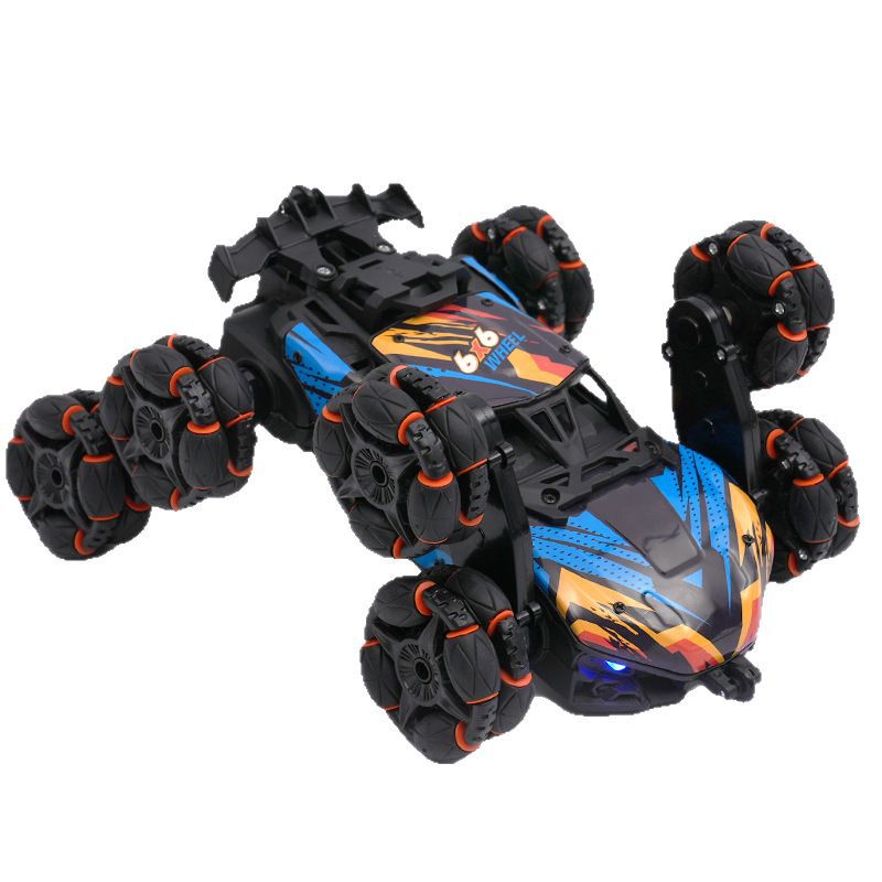 Six-Wheel Alloy Spray Car Remote Control Toy Car