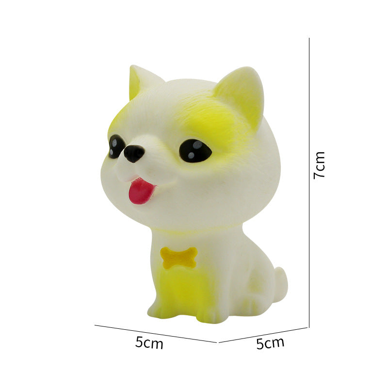 Vinyl Dog Figurine Squeeze Toy