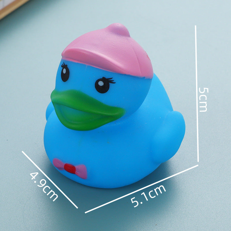 Colorful Rubber Ducklings for Playing in the Water