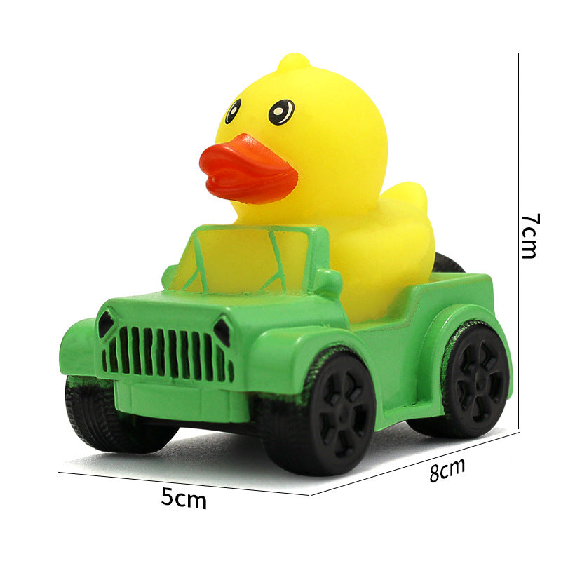 Car-Shaped Duck-Shaped Squeaky Toy For Children