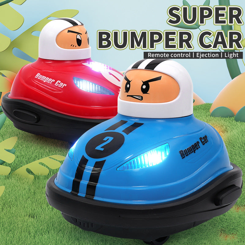 Cartoon Remote Control Bumper Cars For Two Players