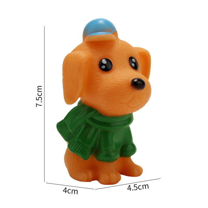 Vinyl Dog Figurine Squeeze Toy