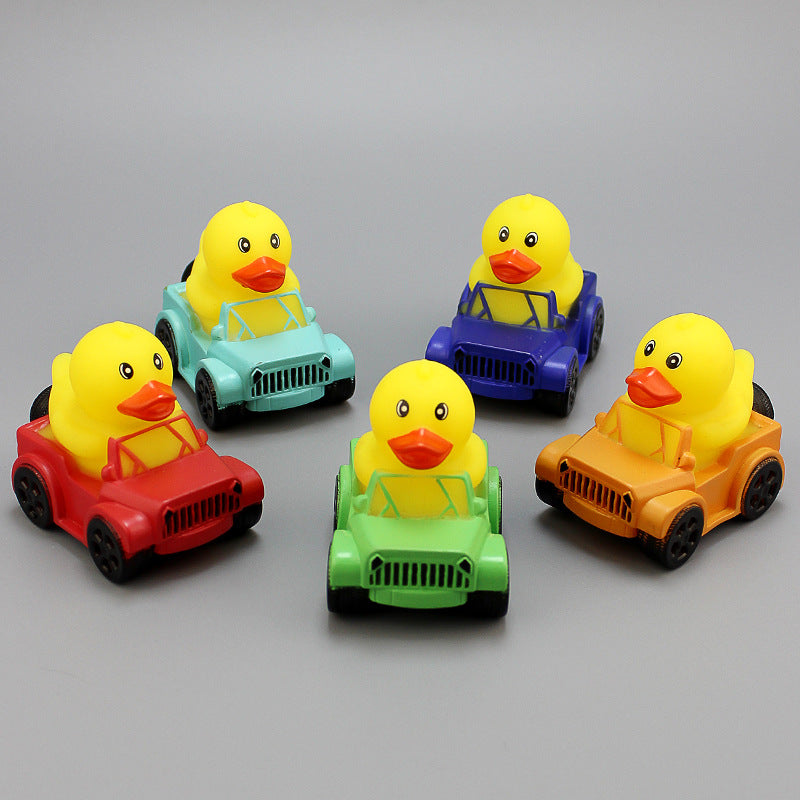 Car-Shaped Duck-Shaped Squeaky Toy For Children